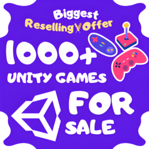 1000+ Unity Games Source Code Bundle For Sale & Start Your Reselling Business All Unity Codes With Commercials Licenses.